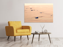 Load image into Gallery viewer, Canvas print Pebbles in the sand
