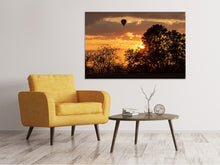 Load image into Gallery viewer, Canvas print Towards the sun with the hot air balloon
