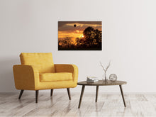 Load image into Gallery viewer, Canvas print Towards the sun with the hot air balloon
