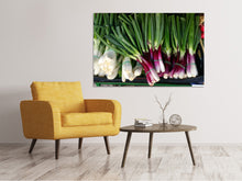 Load image into Gallery viewer, Canvas print spring onions
