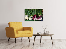 Load image into Gallery viewer, Canvas print spring onions
