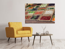 Load image into Gallery viewer, Canvas print At the vegetable market
