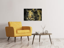 Load image into Gallery viewer, Canvas print Attention cat
