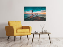 Load image into Gallery viewer, Canvas print Golden Gate in the light
