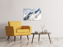 Load image into Gallery viewer, Canvas print Mountain view with clouds
