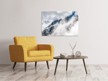 Load image into Gallery viewer, Canvas print Mountain view with clouds
