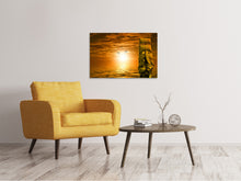 Load image into Gallery viewer, Canvas print Sailing ship in the sunset
