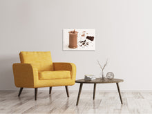 Load image into Gallery viewer, Canvas print Sweet chocolate smoothie
