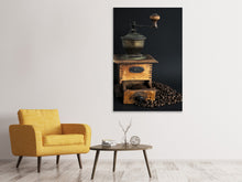 Load image into Gallery viewer, Canvas print Antique coffee grinder
