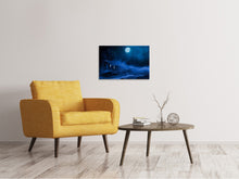 Load image into Gallery viewer, Canvas print At night in the woods
