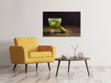 Load image into Gallery viewer, Canvas print Fresh caipirinha
