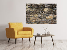Load image into Gallery viewer, Canvas print Stone construction art
