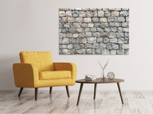 Load image into Gallery viewer, Canvas print Gray stone wall
