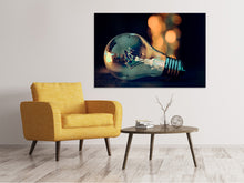 Load image into Gallery viewer, Canvas print A lightbulb
