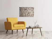 Load image into Gallery viewer, Canvas print woodpile
