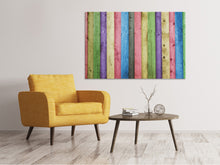 Load image into Gallery viewer, Canvas print Colorful wood
