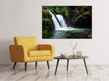 Load image into Gallery viewer, Canvas print Waterfall in the evening light
