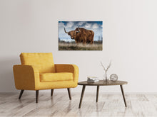 Load image into Gallery viewer, Canvas print Attention bull!
