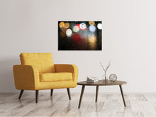 Load image into Gallery viewer, Canvas print Illuminated water drops
