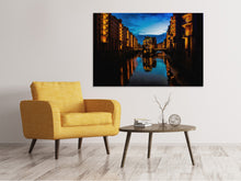 Load image into Gallery viewer, Canvas print Lights from Hamburg
