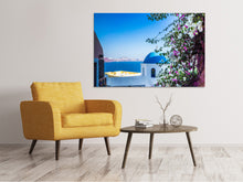 Load image into Gallery viewer, Canvas print Exclusive Santorini
