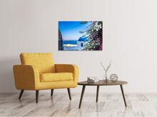 Load image into Gallery viewer, Canvas print Exclusive Santorini
