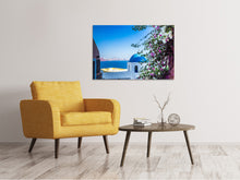 Load image into Gallery viewer, Canvas print Exclusive Santorini
