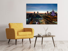 Load image into Gallery viewer, Canvas print The lights of Warsaw
