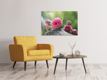 Load image into Gallery viewer, Canvas print bush roses

