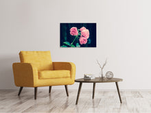 Load image into Gallery viewer, Canvas print Beautiful pink roses
