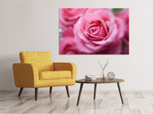 Load image into Gallery viewer, Canvas print Roses macro
