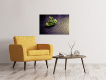 Load image into Gallery viewer, Canvas print Basil leaves
