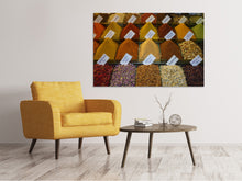 Load image into Gallery viewer, Canvas print Spices in the market
