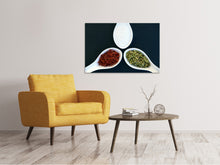 Load image into Gallery viewer, Canvas print Italian spice spoons
