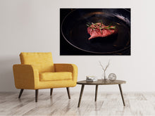Load image into Gallery viewer, Canvas print Meat in the pan
