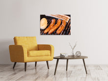 Load image into Gallery viewer, Canvas print Grilled sausage

