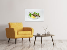 Load image into Gallery viewer, Canvas print Grilled fish
