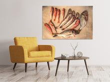Load image into Gallery viewer, Canvas print Raw fish 2
