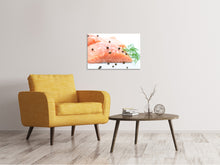 Load image into Gallery viewer, Canvas print Raw salmon
