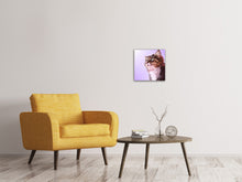 Load image into Gallery viewer, Canvas print Pop Art Cats Portrait
