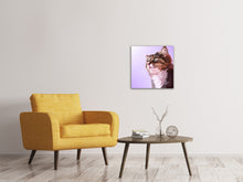Load image into Gallery viewer, Canvas print Pop Art Cats Portrait
