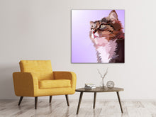 Load image into Gallery viewer, Canvas print Pop Art Cats Portrait
