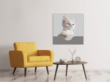 Load image into Gallery viewer, Canvas print Artwork cat
