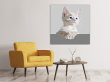 Load image into Gallery viewer, Canvas print Artwork cat
