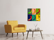 Load image into Gallery viewer, Canvas print Colorful bananas
