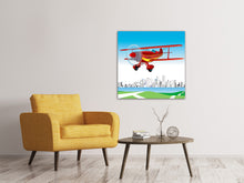 Load image into Gallery viewer, Canvas print Flying Aircraft
