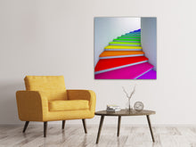 Load image into Gallery viewer, Canvas print Colorful Stairs
