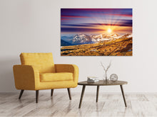 Load image into Gallery viewer, Canvas print Majestic Sunset At The Mountain
