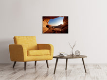 Load image into Gallery viewer, Canvas print Sunset In Front Of The cave
