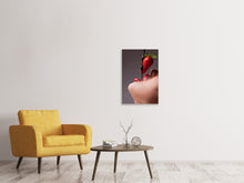 Load image into Gallery viewer, Canvas print Strawberry Kiss
